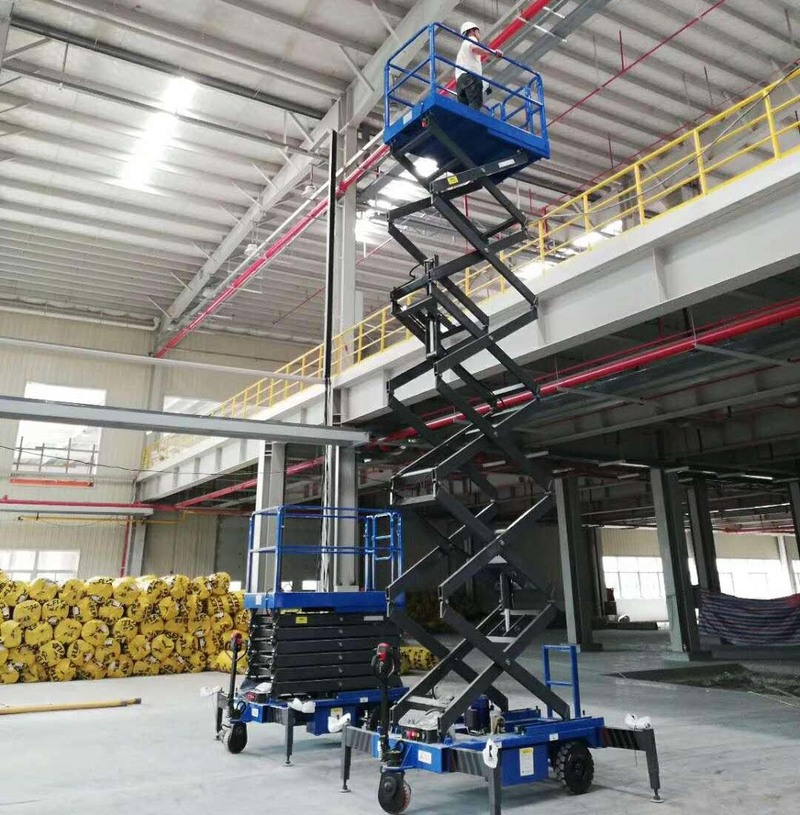 平凉助力行走剪叉式高空作业平台