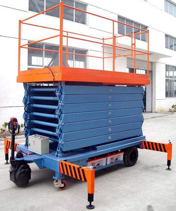 平凉助力行走剪叉式高空作业平台